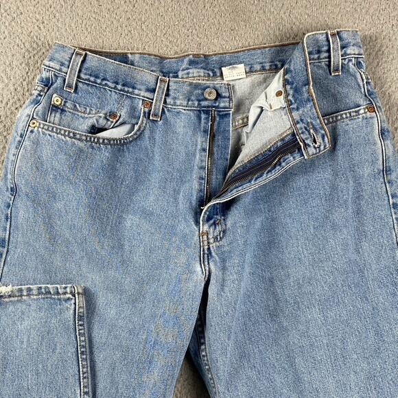VTG Levi's 550 Relaxed Fit Jeans Men's 38x32 Fit (36x30) Y2K 2000's Distressed - Picture 2 of 12